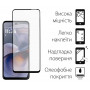 Захисне скло Dengos для Motorola G55 Black Full Glue (TGFG-398) 