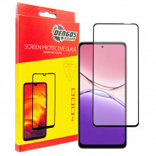 Захисне скло Dengos для Oppo A5x Black Full Glue (TGFG-403)