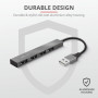 USB-хаб Trust Halyx Aluminium 4 ports (23786)
