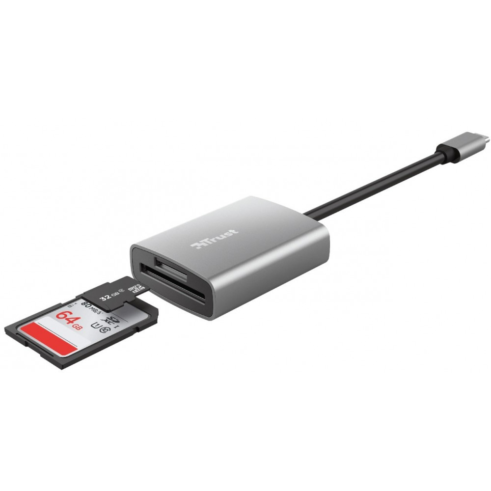Картрідер Trust Dalyx Aluminium USB Type-C (24136)