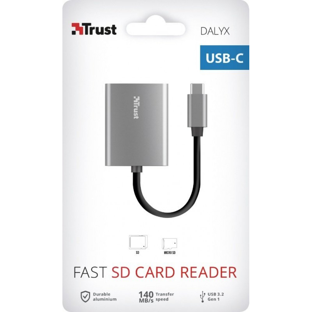Картрідер Trust Dalyx Aluminium USB Type-C (24136)