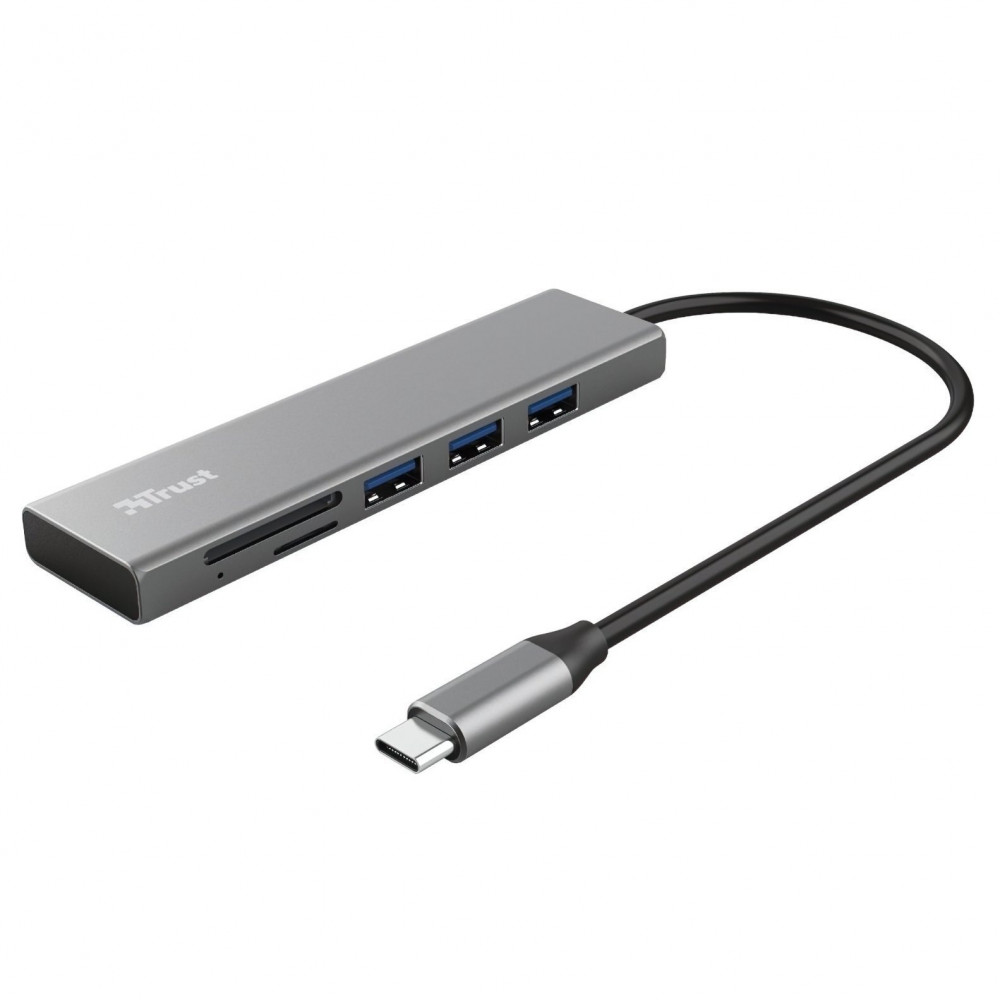 USB-хаб Trust Halyx USB Type-C 5-в-1 (24191)