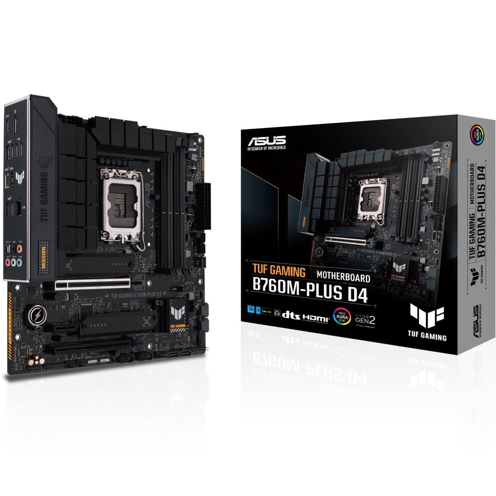 Материнська плата Asus TUF Gaming B760M-Plus D4 Socket 1700