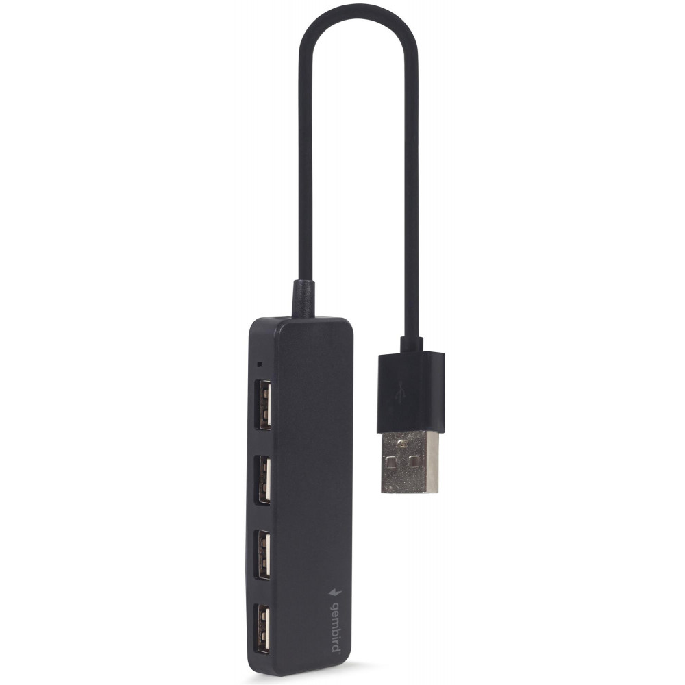 USB-хаб Gembird 4 ports Black (UHB-U2P4-06)