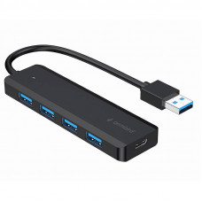 USB-хаб Gembird 4 ports USB 3.1 Black (UHB-U3P4P-02)