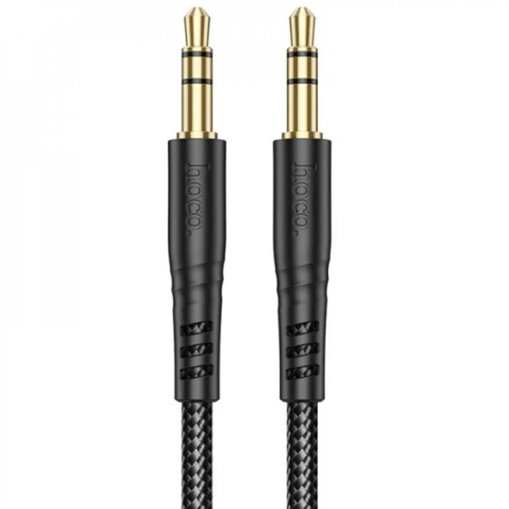 Аудіо-кабель Hoco UPA24 3.5 мм - 3.5 мм (M/M), 1 м, Black (UPA241B)