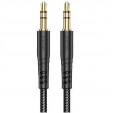 Аудіо-кабель Hoco UPA24 3.5 мм - 3.5 мм (M/M), 1 м, Black (UPA241B)