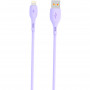 Кабель SkyDolphin S22L Soft Silicone USB - Lightning (M/M), 1 м, Violet (USB-000600)