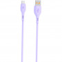 Кабель SkyDolphin S22V Soft Silicone USB - micro USB (M/M), 1 м, Violet (USB-000606)