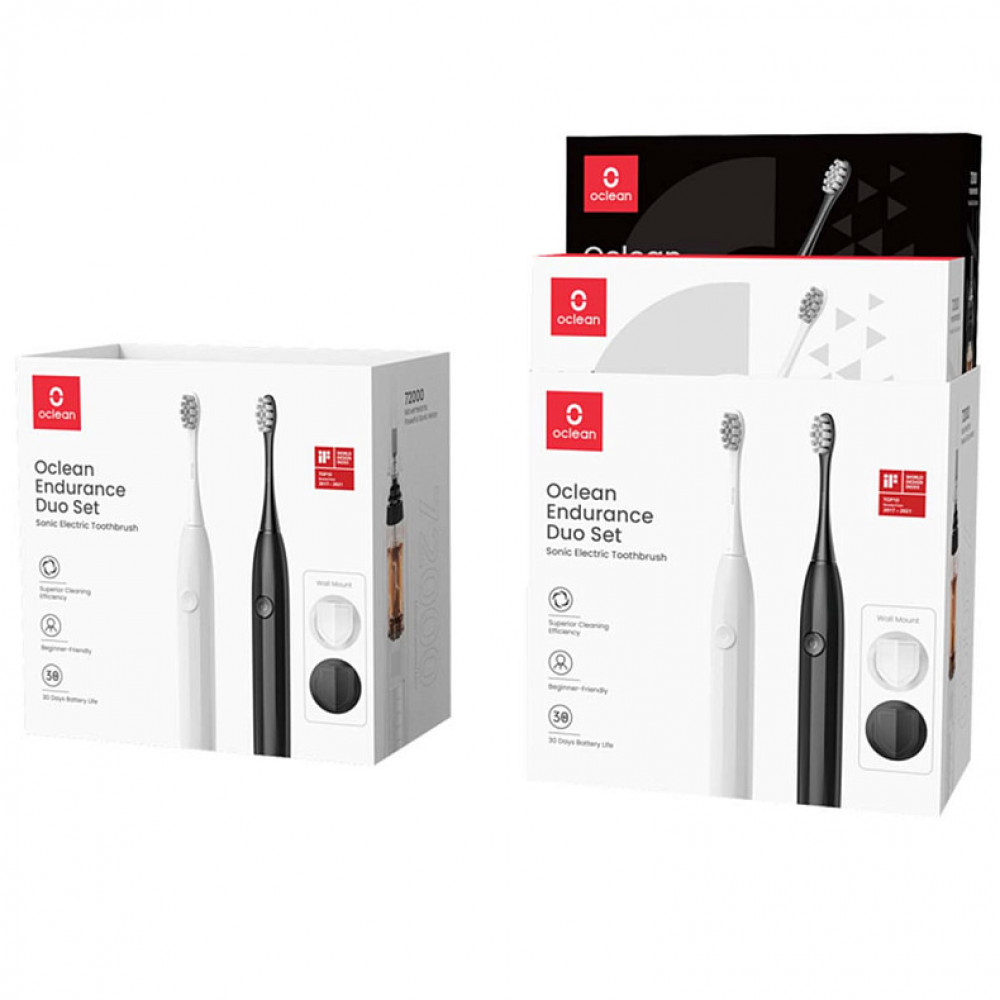Розумна зубна електрощітка Oclean Endurance Duo Set (4779054830241)