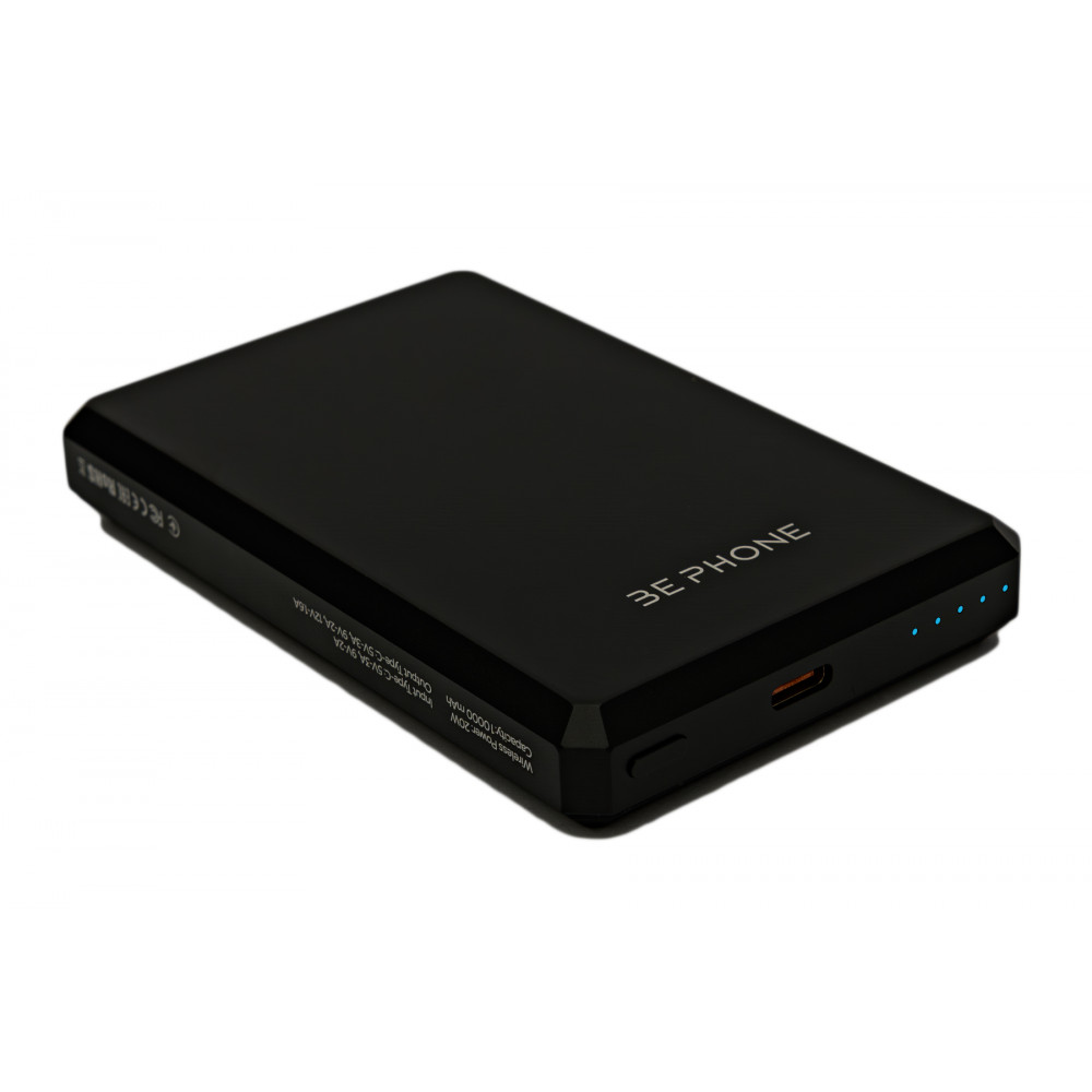 Універсальна мобільна батарея BePhone K6 10000 mAh MagSafe Black 15W (BP-K6-BK)