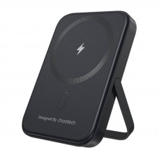 Універсальна мобільна батарея Choetech Magnetic 5000mAh Qi-15W Black (B742-CCBK)