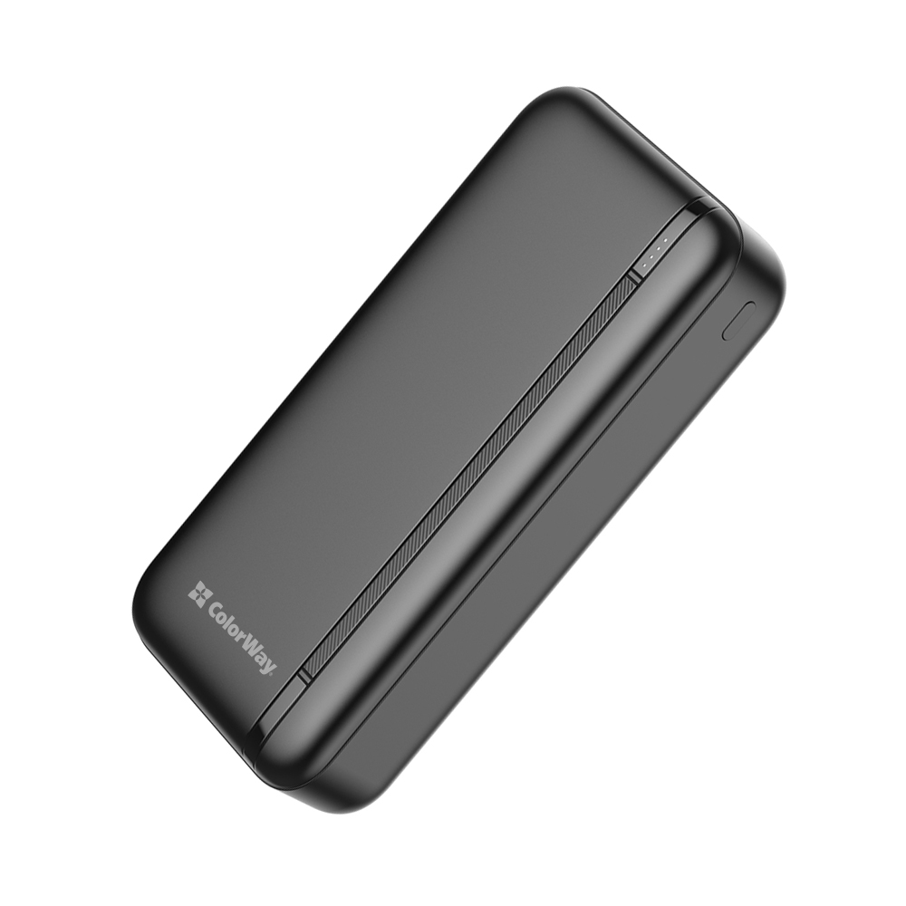Універсальна мобільна батарея ColorWay Portable Charger 20000mAh Black (CW-PB200LPB4BK-PD)