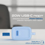 Універсальна мобільна батарея Promate Nanopack-5 5000mAh 20W Blue