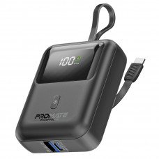 Універсальна мобільна батарея Promate PowerPod-10 10000mAh 35W Black