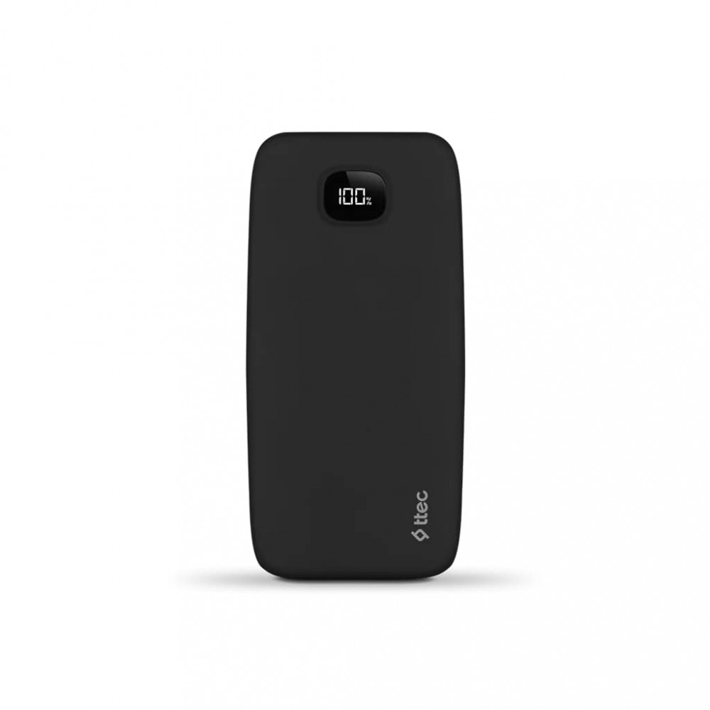Універсальна мобільна батарея Ttec 10000mAh ChargeUp Pro LCD PD 20W Black (2BB209S)