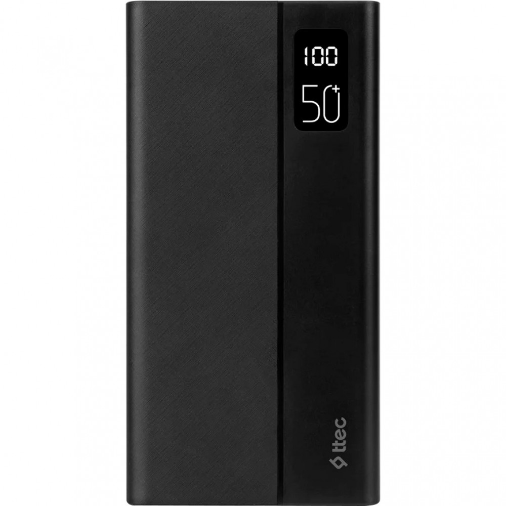 Універсальна мобільна батарея Ttec 50000mAh ReCharger Mega LCD Black (2BB197S)