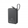 Універсальна мобільна батарея XO PR267  PD 65W 20000mAh Grey