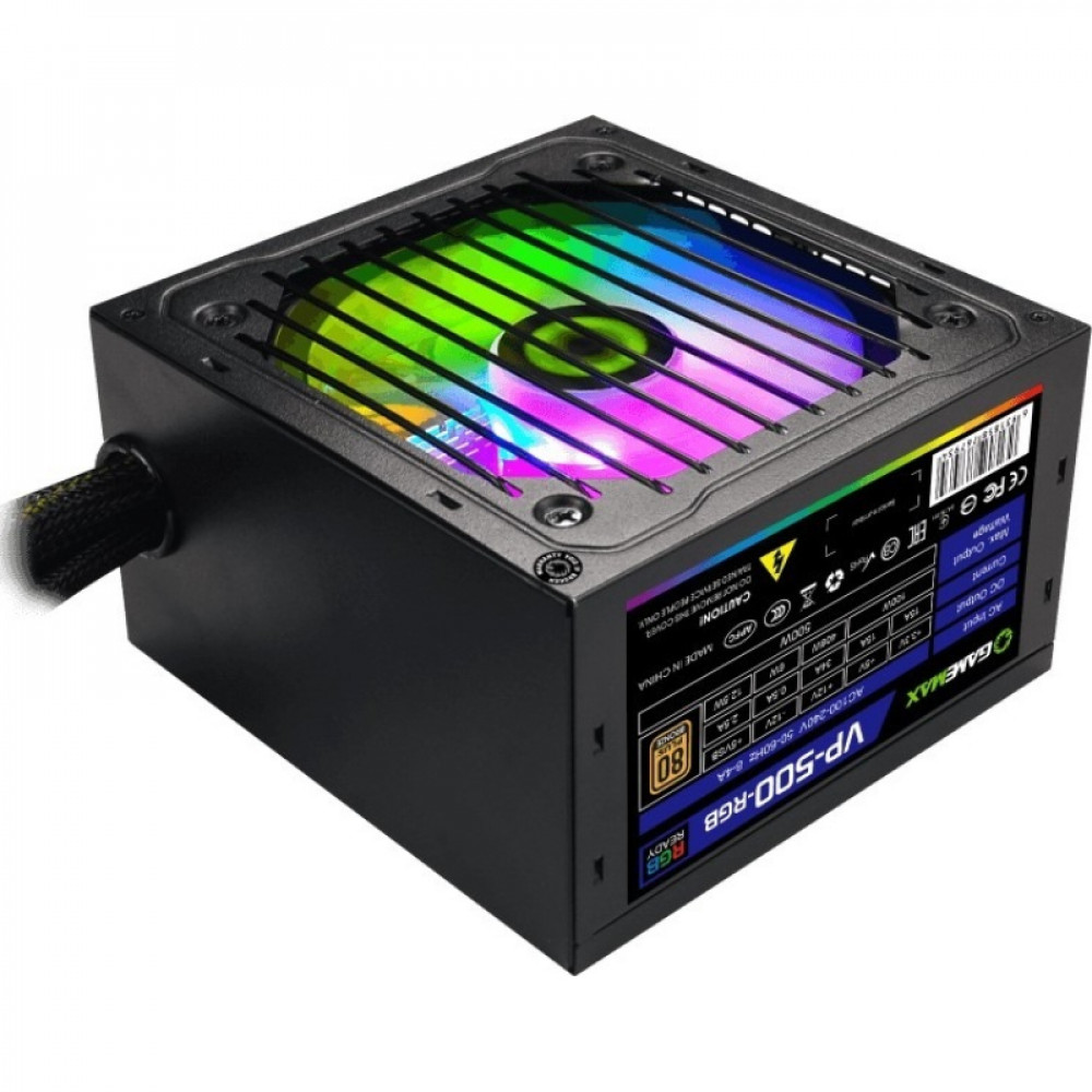 Блок живлення GameMax VP-500-RGB, 500W