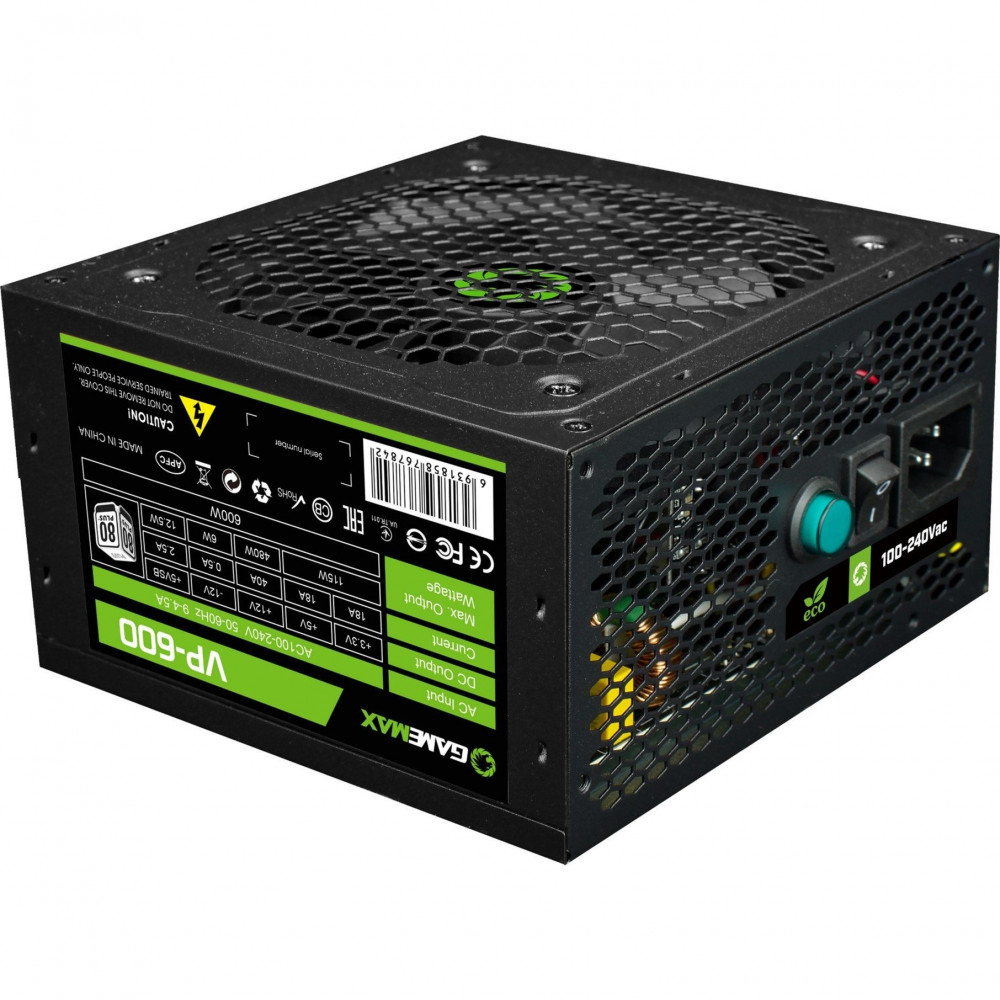 Блок живлення GameMax VP-600, 600W