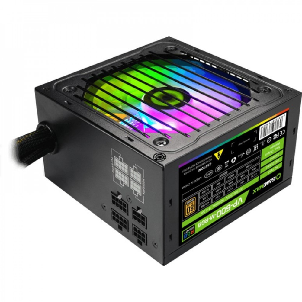 Блок живлення GameMax VP-600-RGB, 600W