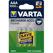 Акумулятор Varta Recharge Accu AAA/HR03 Ni-MH 1000 mAh BL 4шт
