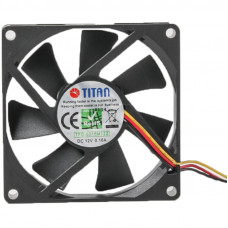Вентилятор Titan TFD-8015 M 12 Z, 80х80х15мм, 3-pin, чорний Вентилятор Titan TFD-8015 M 12 Z, 80х80х15мм, 3-pin, чорний