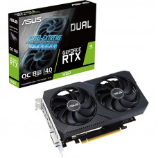 Відеокарта GF RTX 3050 8GB GDDR6 Dual OC V2 Asus (DUAL-RTX3050-O8G-V2)
