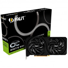 Відеокарта GF RTX 4060 8GB GDDR6 Infinity 2 OC Palit (NE64060S19P1-1070L)