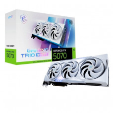 Відеокарта GF RTX 5070 12GB GDDR7 Gaming Trio OC White MSI (GeForce RTX 5070 12G GAMING TRIO OC WHITE)