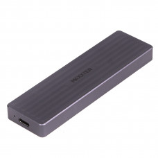 Зовнішня кишеня Maxxter M.2 NVMe PCIe, USB 3.2 Type-C, Metal, Black (EHDE-2280D-01)