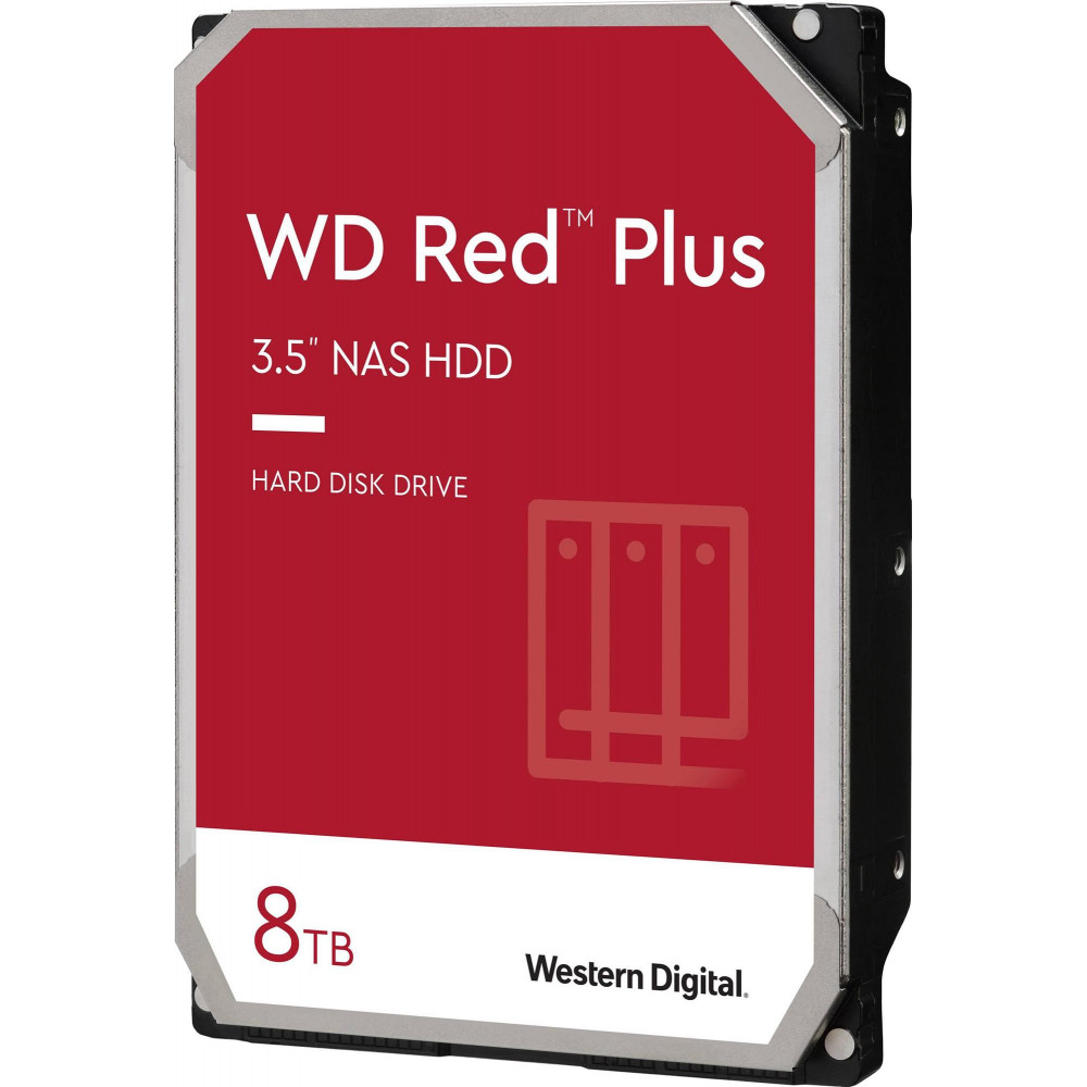 Накопичувач HDD SATA 8.0TB WD Red Plus 5640rpm 256MB (WD80EFPX)