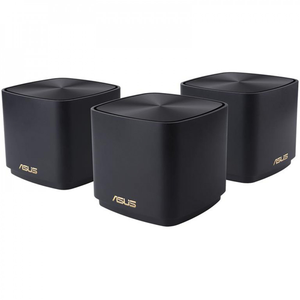 Wi-Fi Mesh-система Asus ZenWiFi XD4 Plus 3pk Black (90IG07M0-MO3C50)