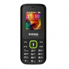 Мобiльний телефон Sigma mobile X-style 171 Mini Dual Sim Black/Green