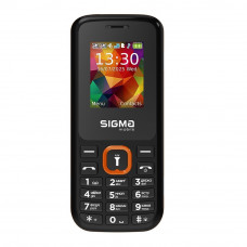 Мобiльний телефон Sigma mobile X-style 171 Mini Dual Sim Black/Orange