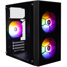 Корпус 1stPlayer X1-BK-3F1-PS-600FK-EU Black 600W