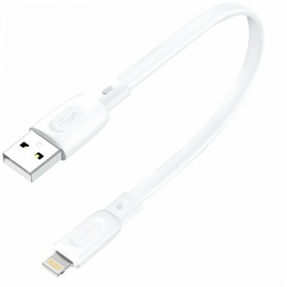 Кабель Foneng X107 USB - Lightning (M/M), 2.4 A, 0.25 м, White (X107-CA-IP)
