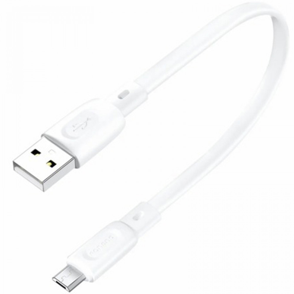 Кабель Foneng X107 USB - micro USB (M/M), 2.1 A, 0.25 м, White (X107-CA-MU)