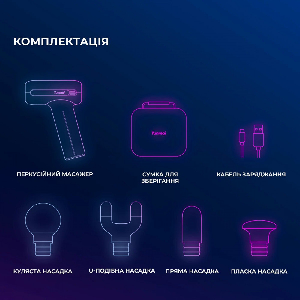 Масажер Yunmai Massage Gun EasePro (YMFG-M406)