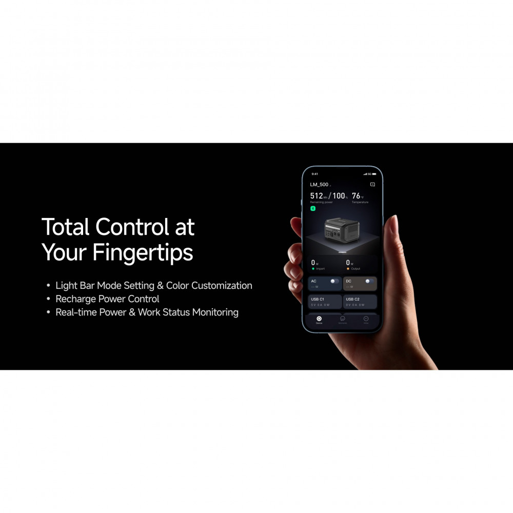 Зарядна станція Segway Lumina 500 512Wh 600W (AA.20.01.01.0004)