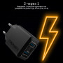 Зарядний пристрій Promate BiPlug 12W Black