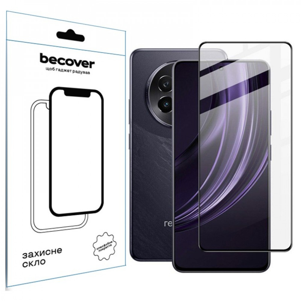 Захисне скло BeCover для Realme 13+ 5G Black (712502)