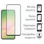 Захисне скло Dengos для Samsung Galaxy A56 5G SM-A566 Black Full Glue (DG-TG2P-69) 2шт