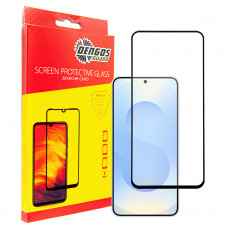 Захисне скло Dengos для Samsung Galaxy S25 SM-S931 Black Full Glue (TGFG-389)