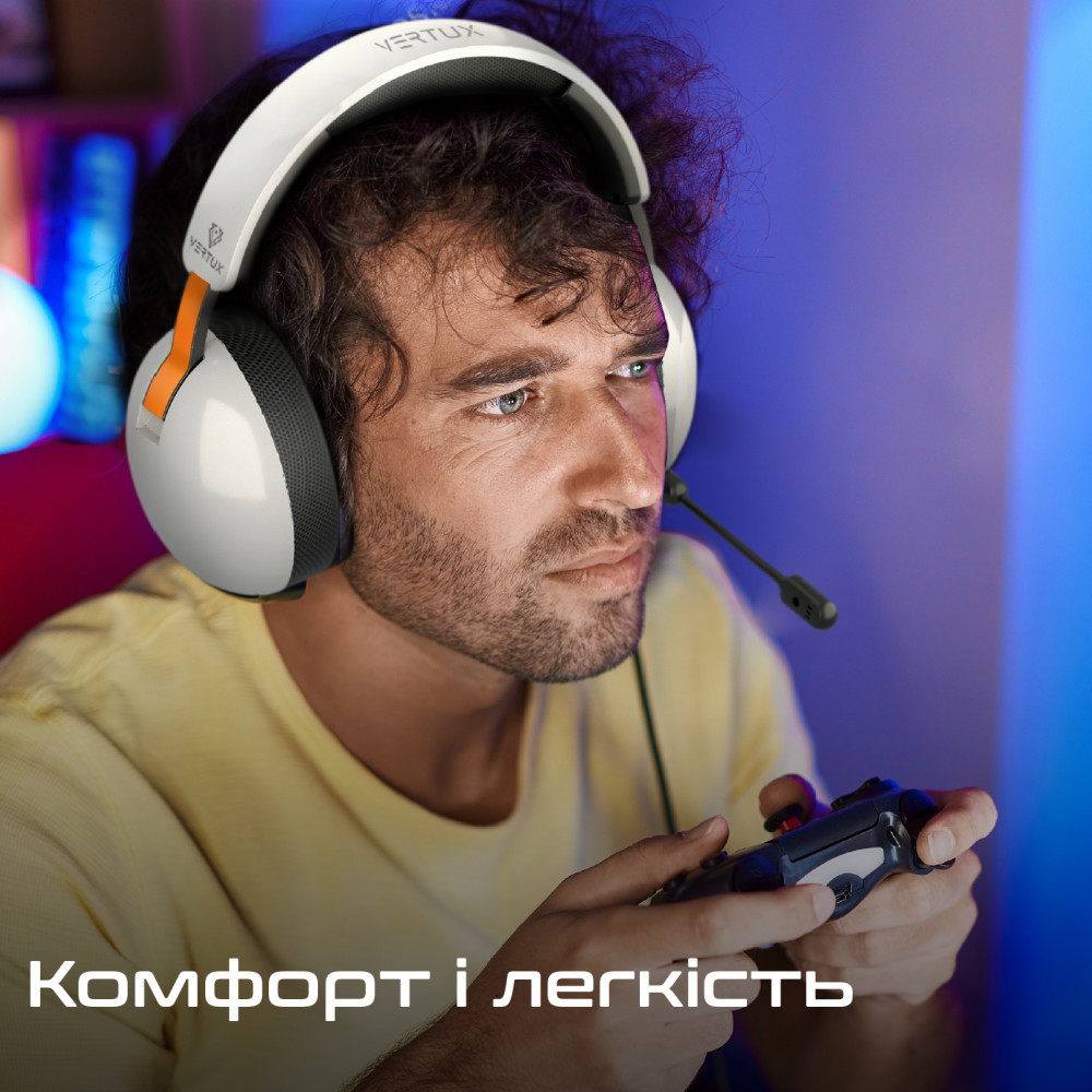 Bluetooth-гарнітура Vertux BB-8 White