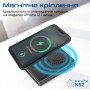 Універсальна мобільна батарея Promate Blade-10 MagSafe 10000mAh 20W Black