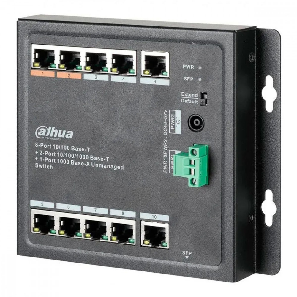 ePoE комутатор Dahua DH-PFS3111-8ET-96-F