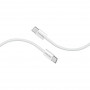 Кабель Promate USB Type-C - USB Type-C (M/M), 3A, 60W, 2 м, White (ecoline-cc200.white)