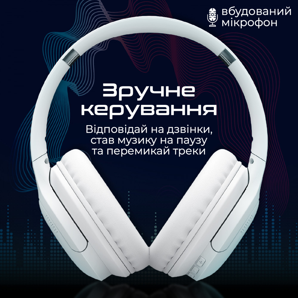 Bluetooth-гарнітура Promate LaBoca-Pro White