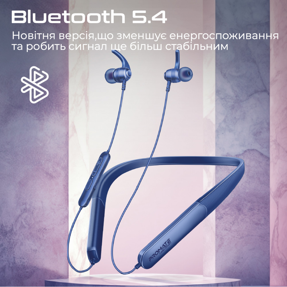 Bluetooth-гарнітура Promate Leap-200H Blue